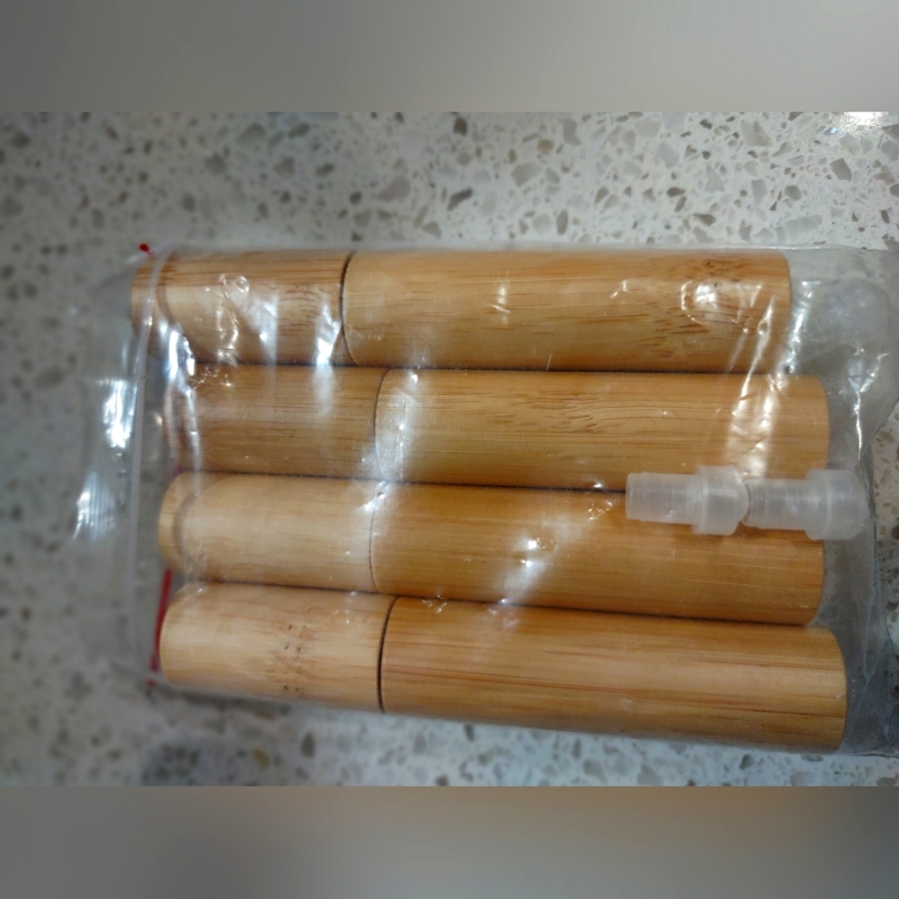 NWT Young Living Four (4) Essential Oil Wood Rollers 10ml